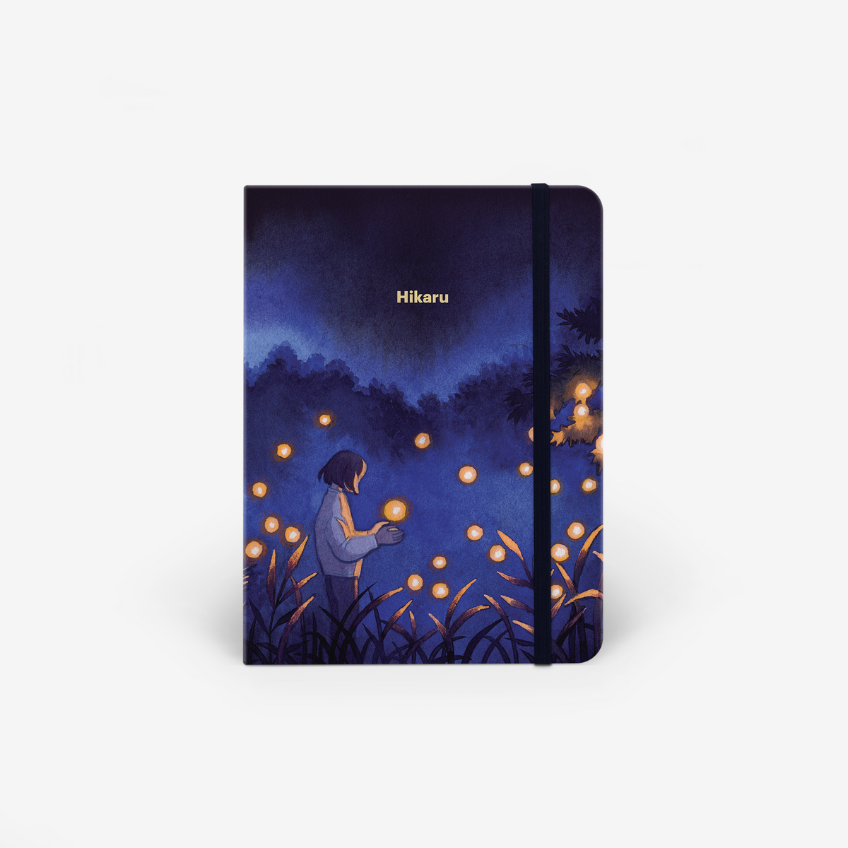 Mossery × Heikala Fireflies Threadbound Notebook