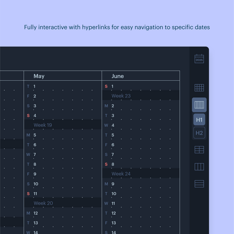 2025 Digital Planner