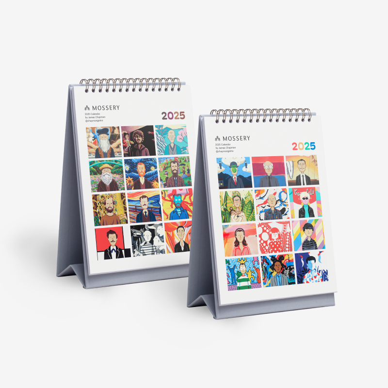 James Chapman 2025 Desk Calendar Bundle