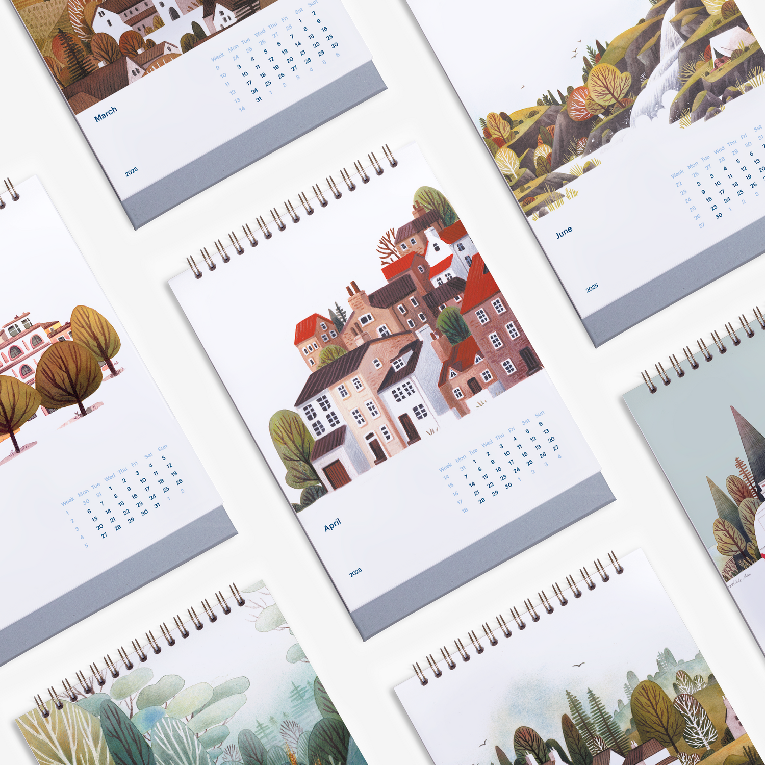 Cozy Days 2025 Desk Calendar