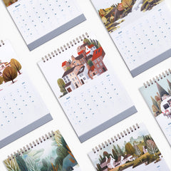 Cozy Days 2025 Desk Calendar