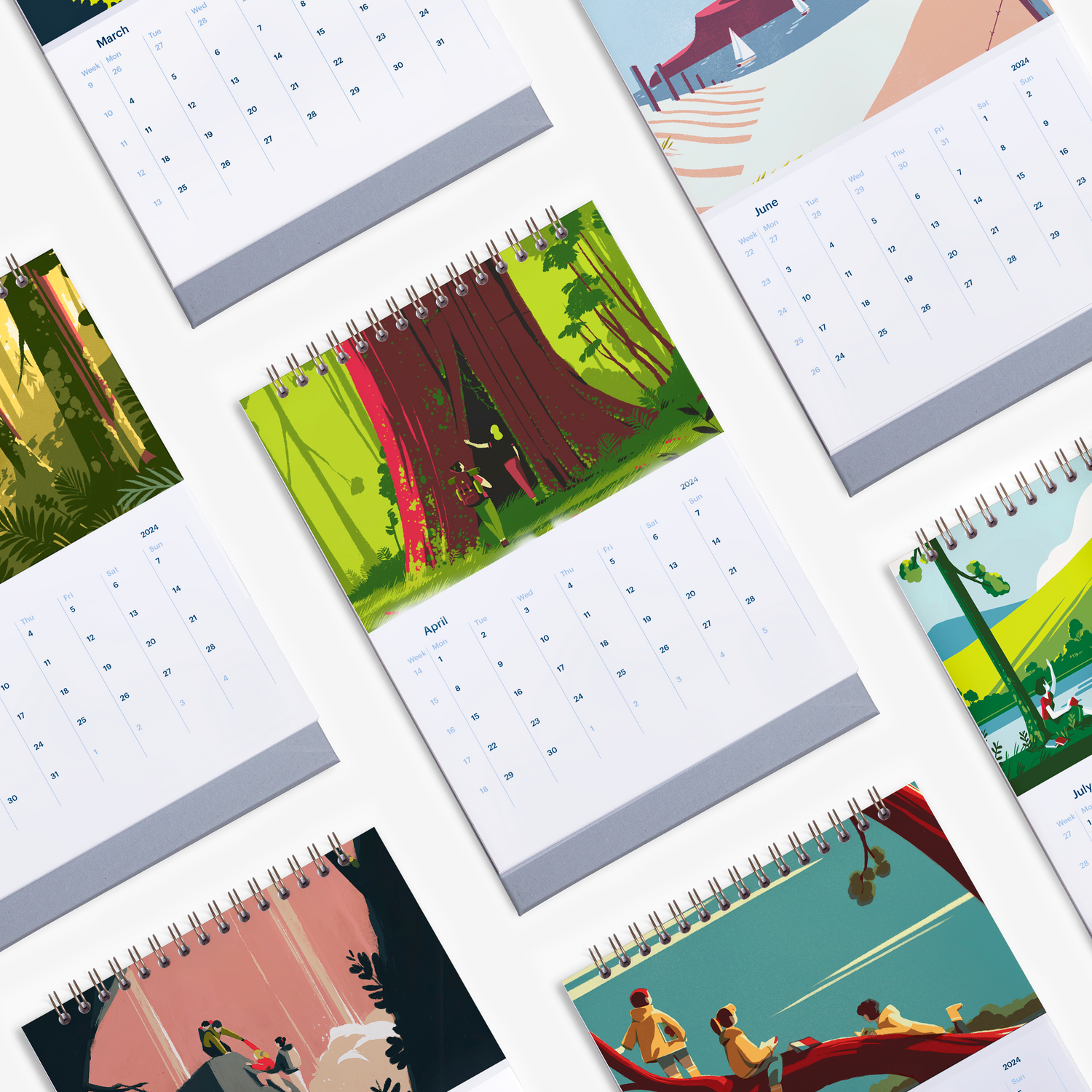 The Great Outdoor 2024 Desk Calendar