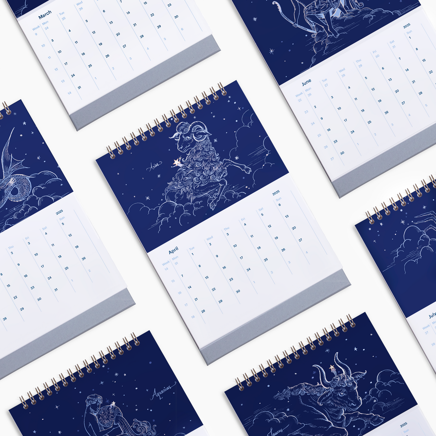 Constellation 2025 Desk Calendar