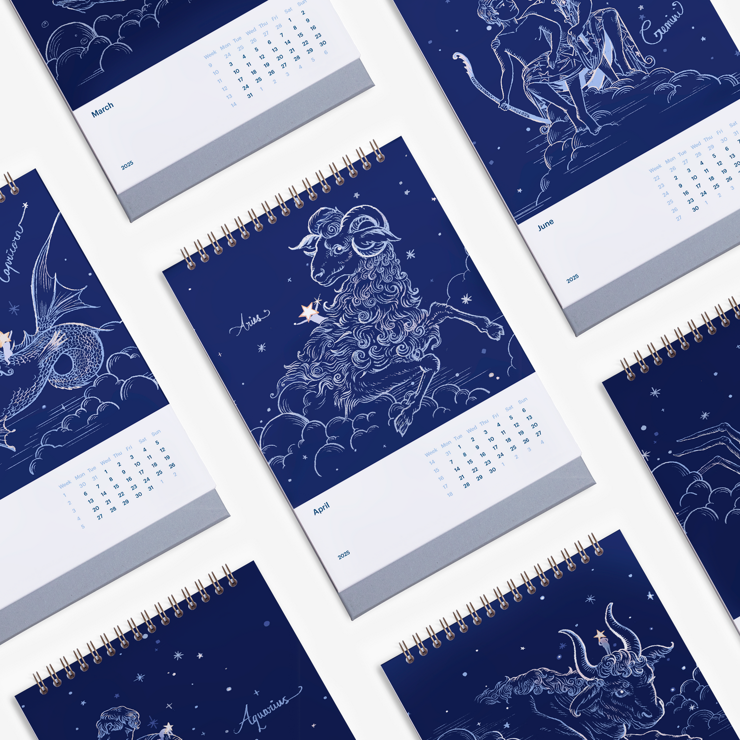 Constellation 2025 Desk Calendar