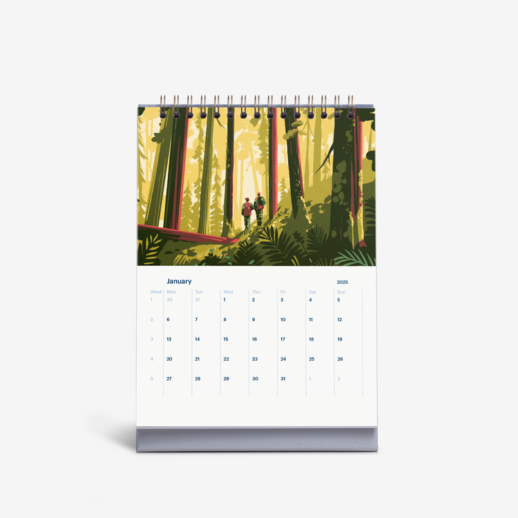 The Great Outdoor 2025 Desk Calendar