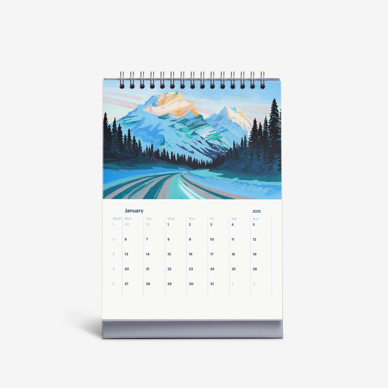 Sights of the World 2025 Desk Calendar