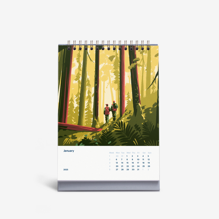 The Great Outdoor 2025 Desk Calendar