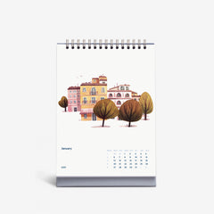 Cozy Days 2025 Desk Calendar