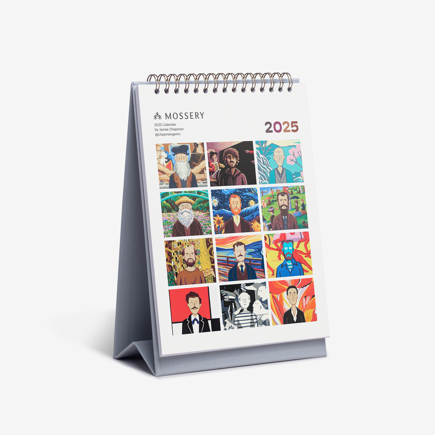 James Chapman 2025 Desk Calendar Bundle