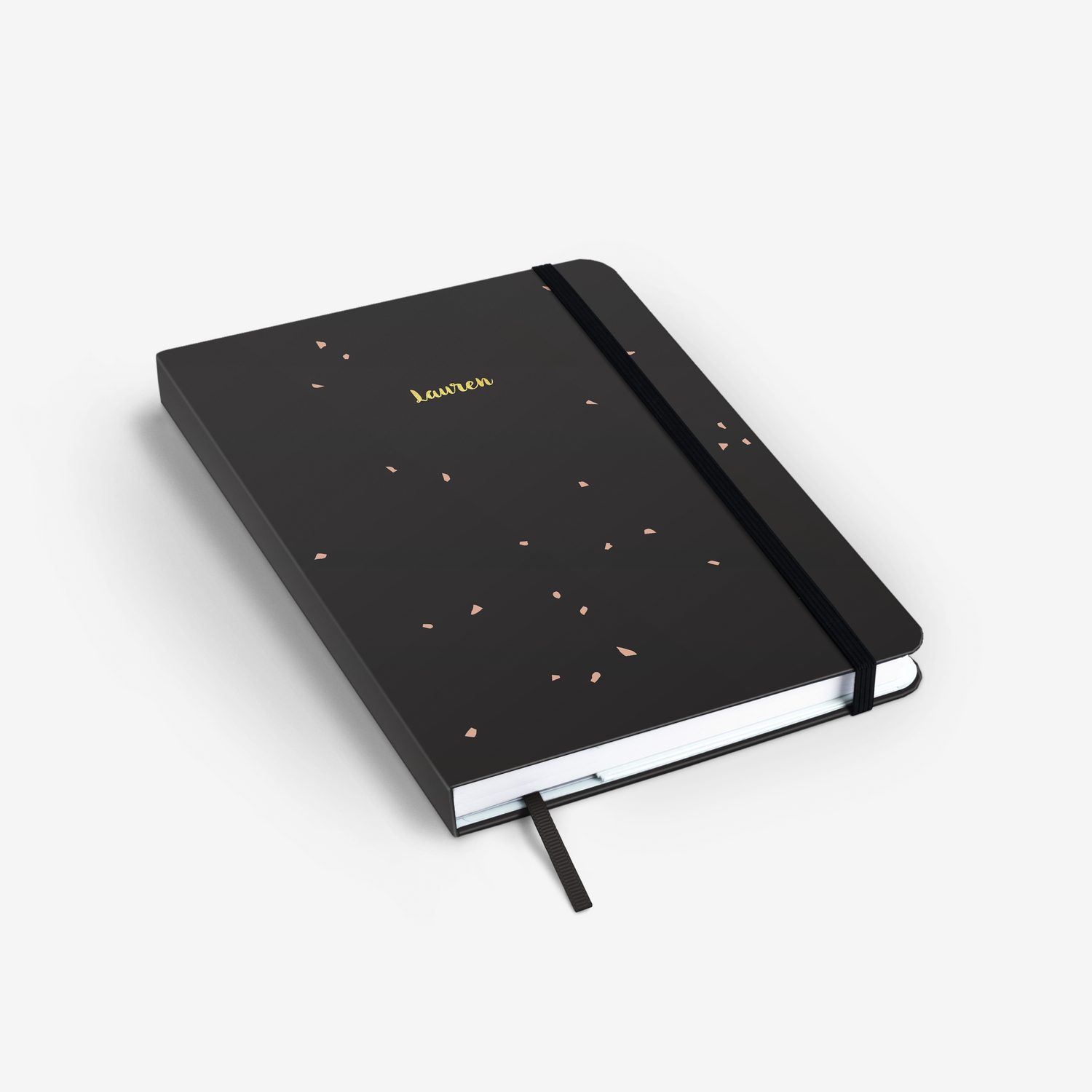 Black Speckle Threadbound Sketchbook