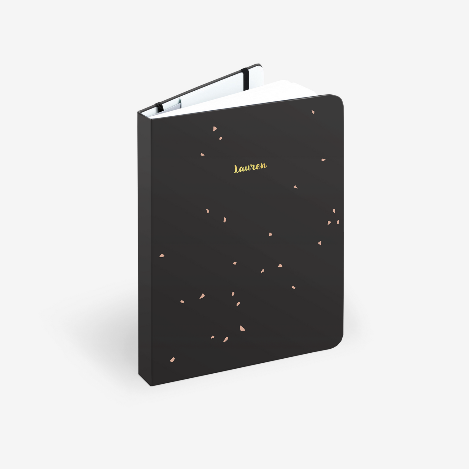 Black Speckle Threadbound Notebook