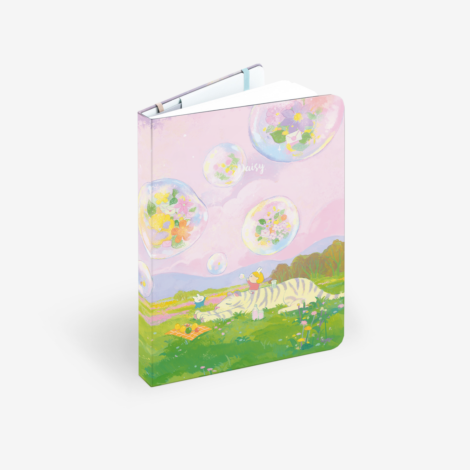 Bubble Wishes Threadbound Notebook