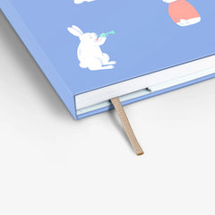 Bunny Blue Threadbound Notebook