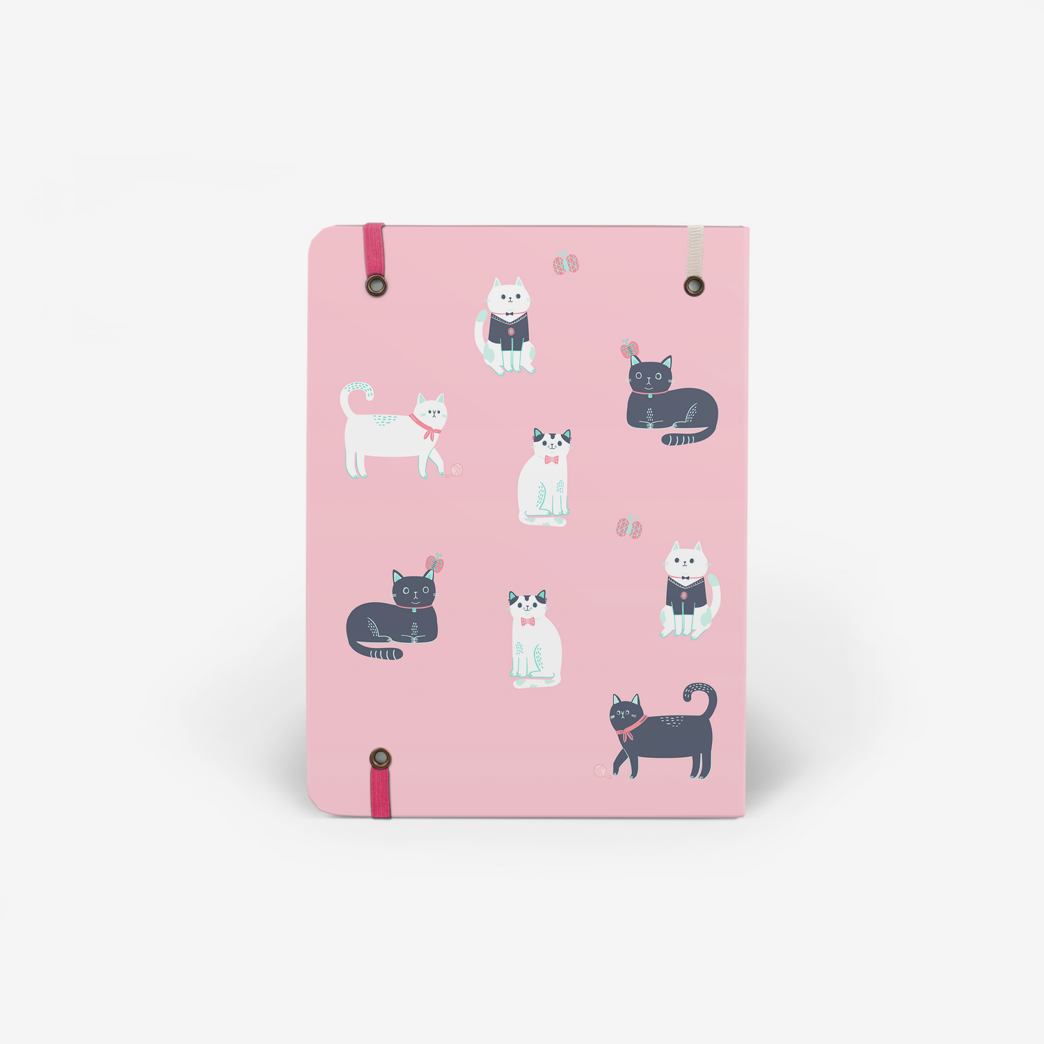 Cats Pink Wirebound Sketchbook