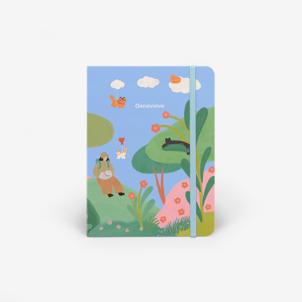 Cloud Cats Threadbound Notebook