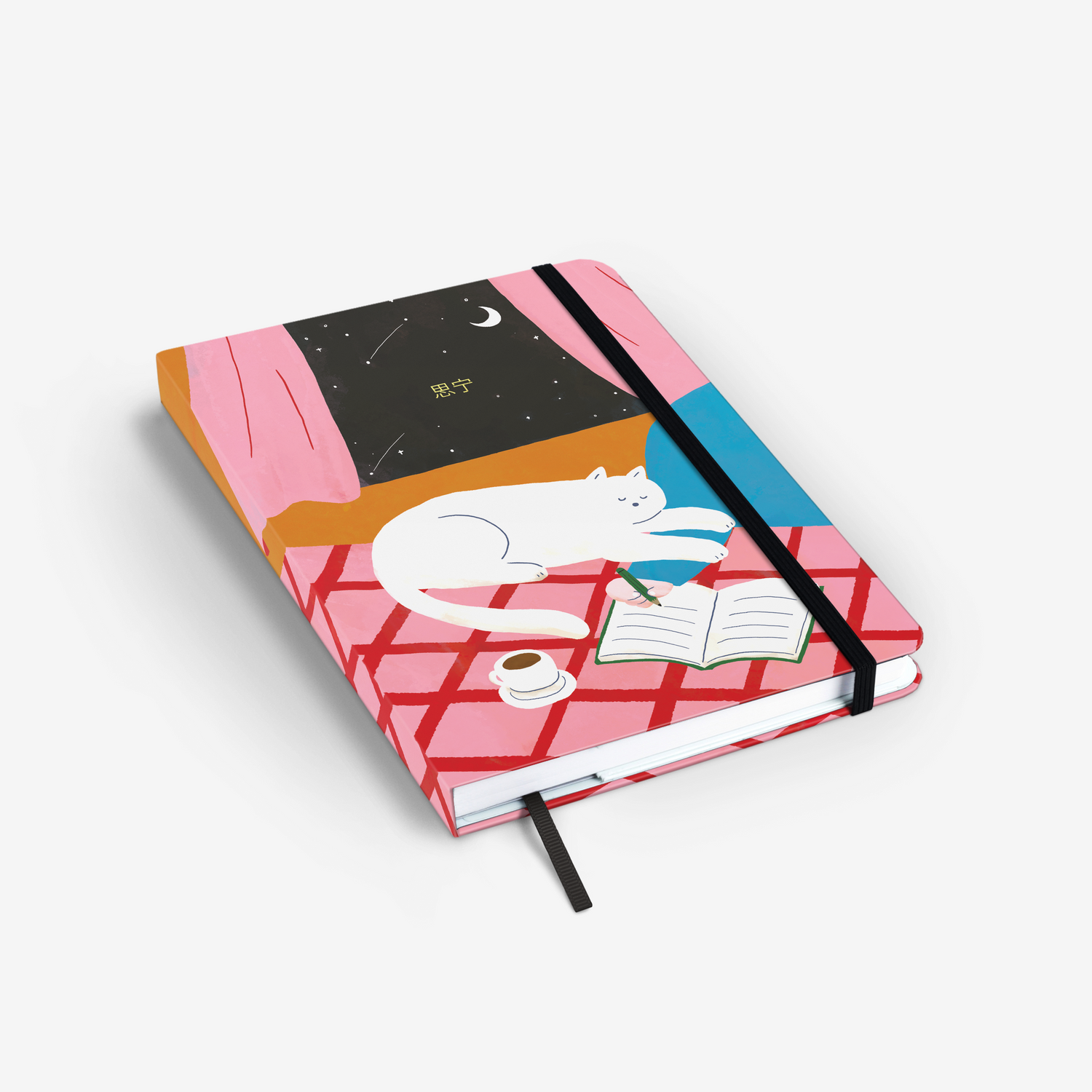 Comfort Cat Threadbound Notebook