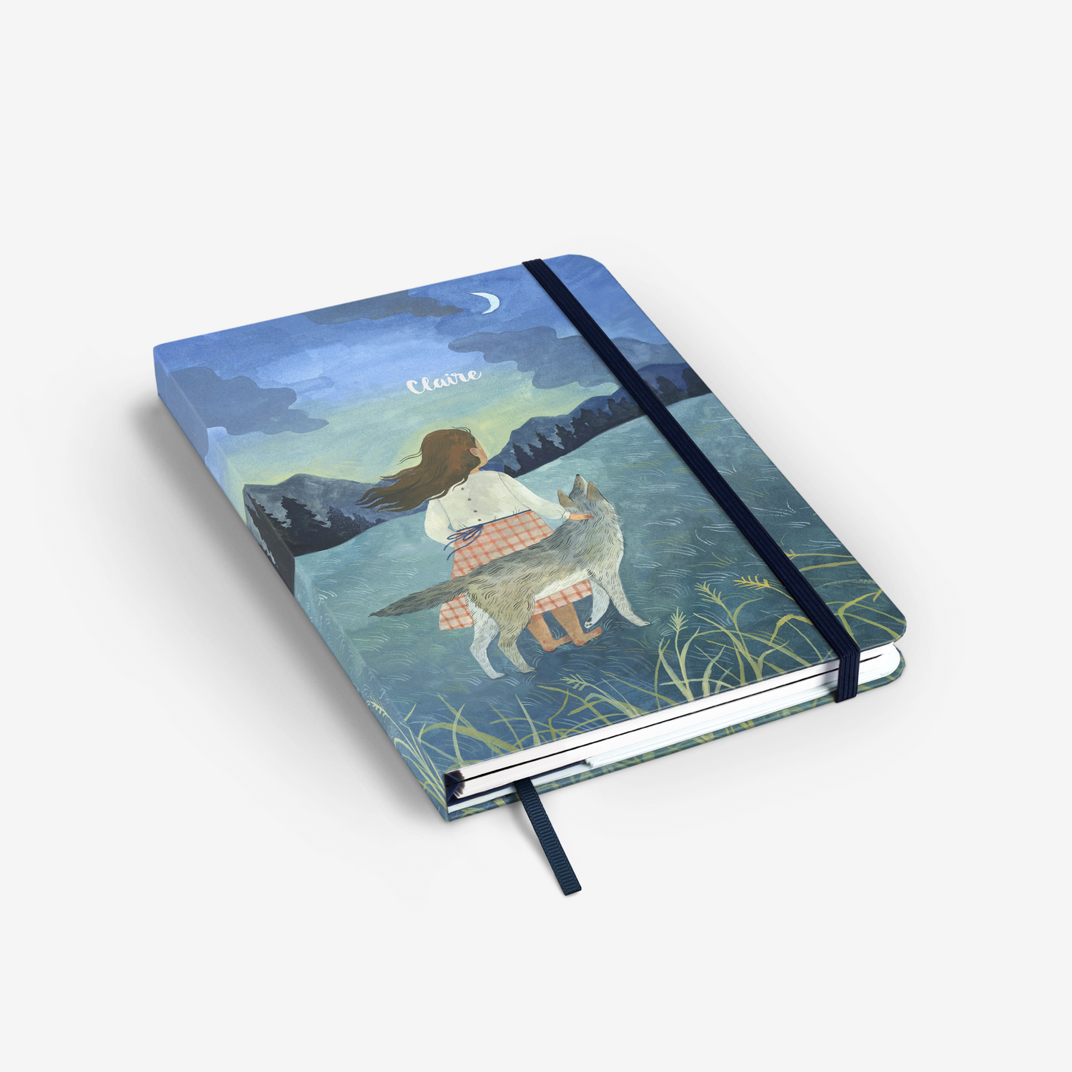 Coyote Moon Wirebound Notebook