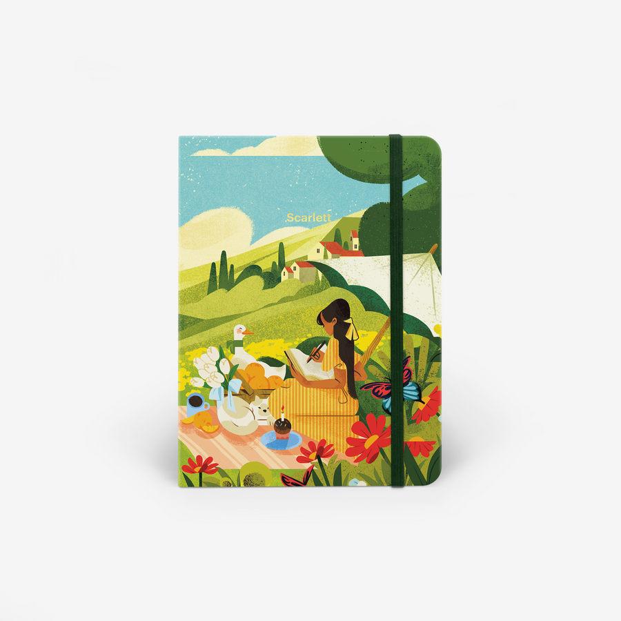 Diary Picnic Threadbound Notebook