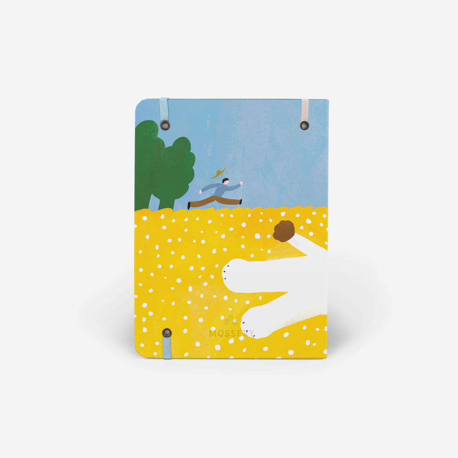 Dog Chase Threadbound Notebook