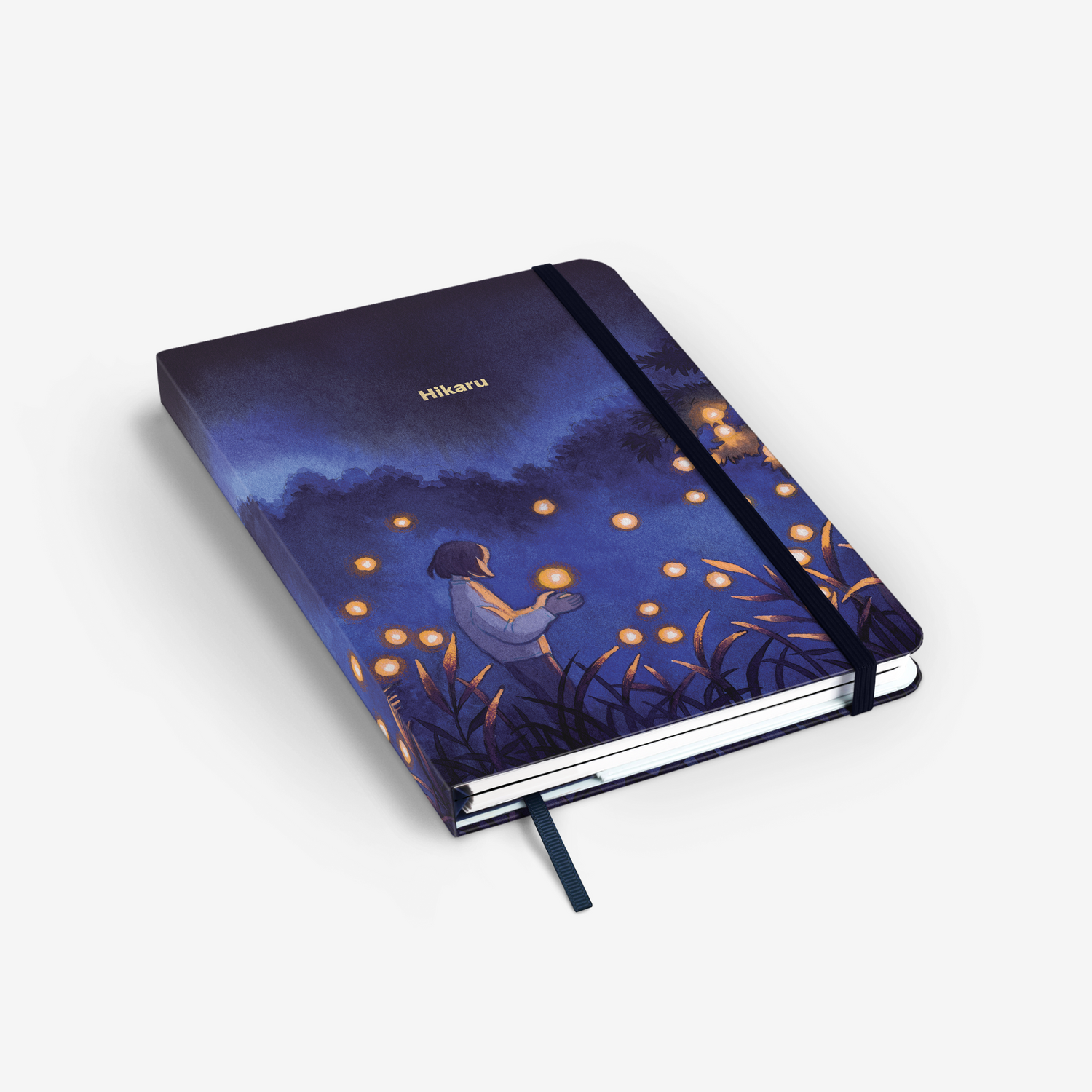 Fireflies Wirebound Notebook