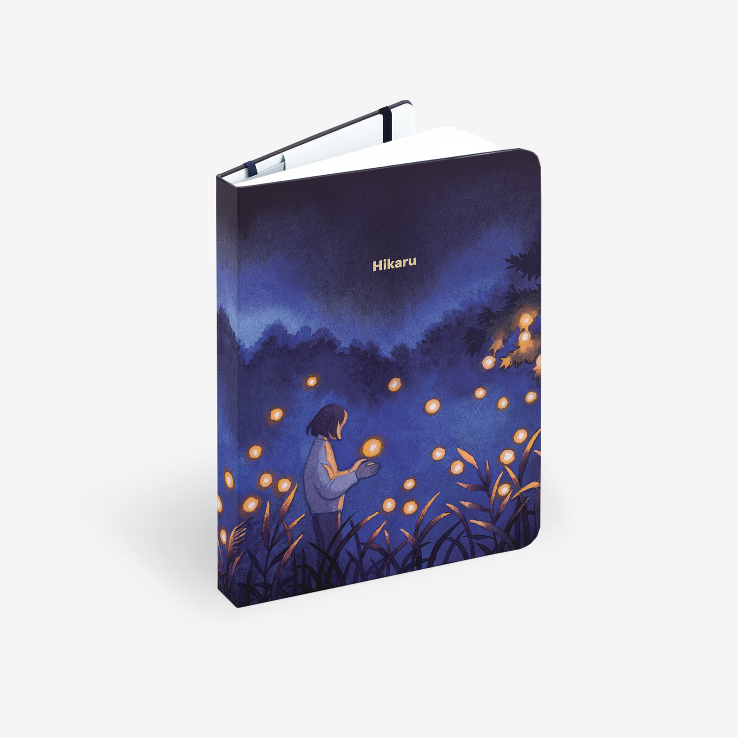 Fireflies Wirebound Notebook