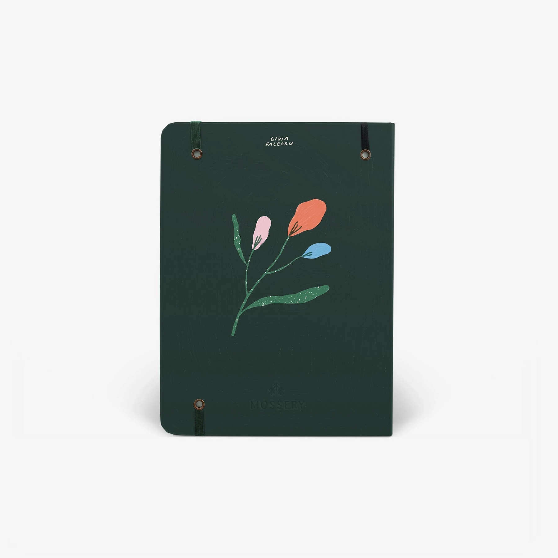 Flowerpiece Wirebound Notebook