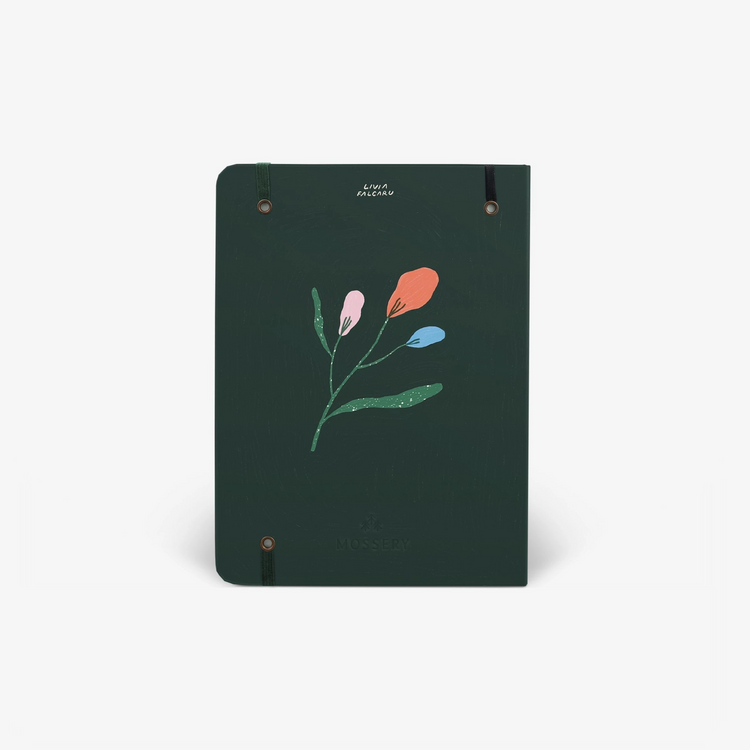 Flowerpiece Wirebound Notebook