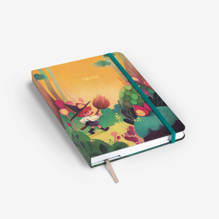 Forest Fable Threadbound Notebook