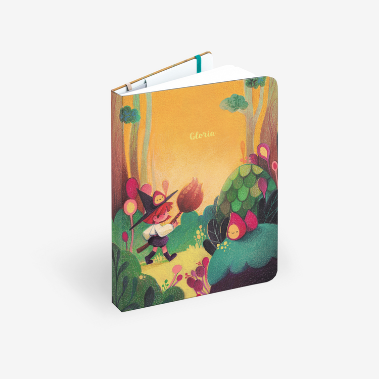 Forest Fable Threadbound Notebook