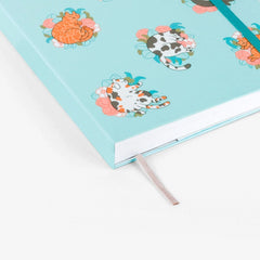 Blossom Cats Threadbound Notebook