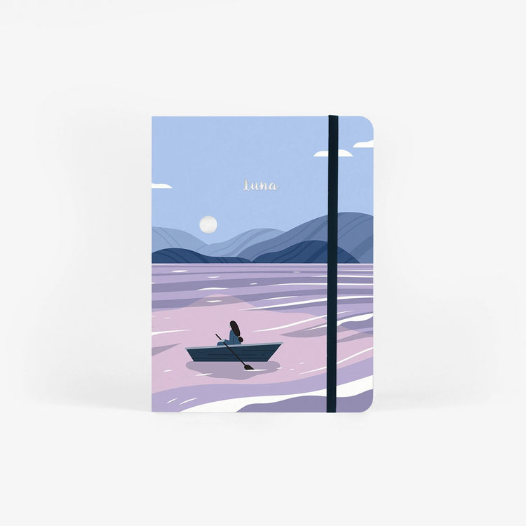 Moon Lake Wirebound Notebook