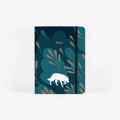 Night Wolf Threadbound Notebook