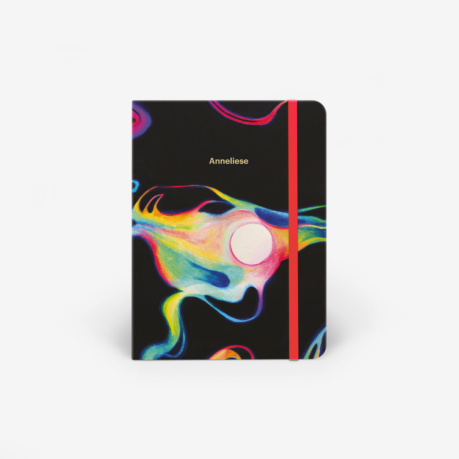 Neon Nights Threadbound Notebook