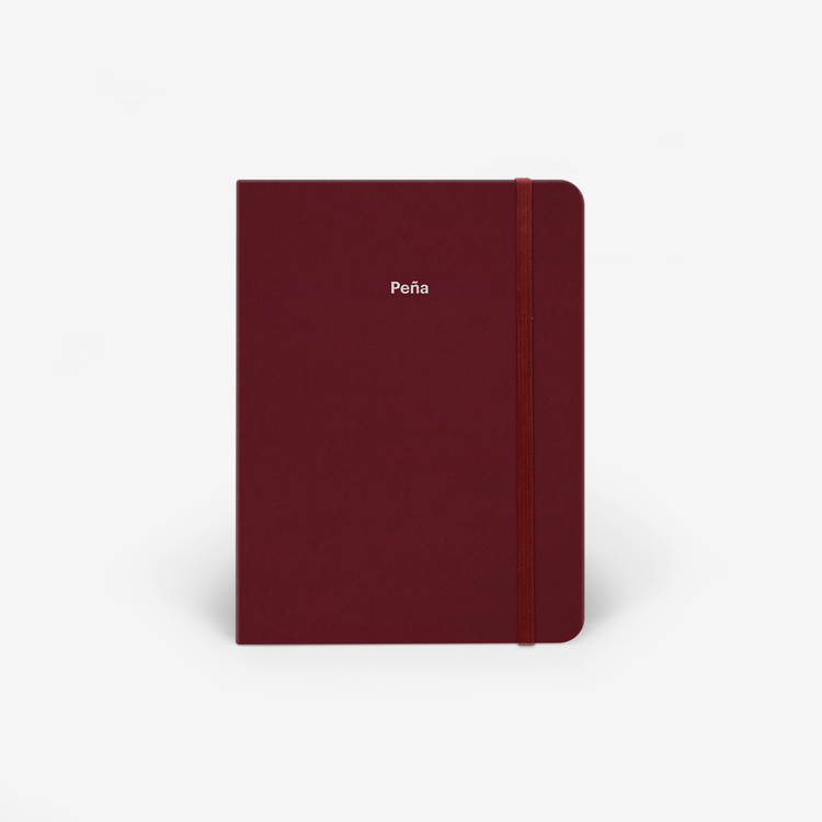 Plain Burgundy 2025 Planner