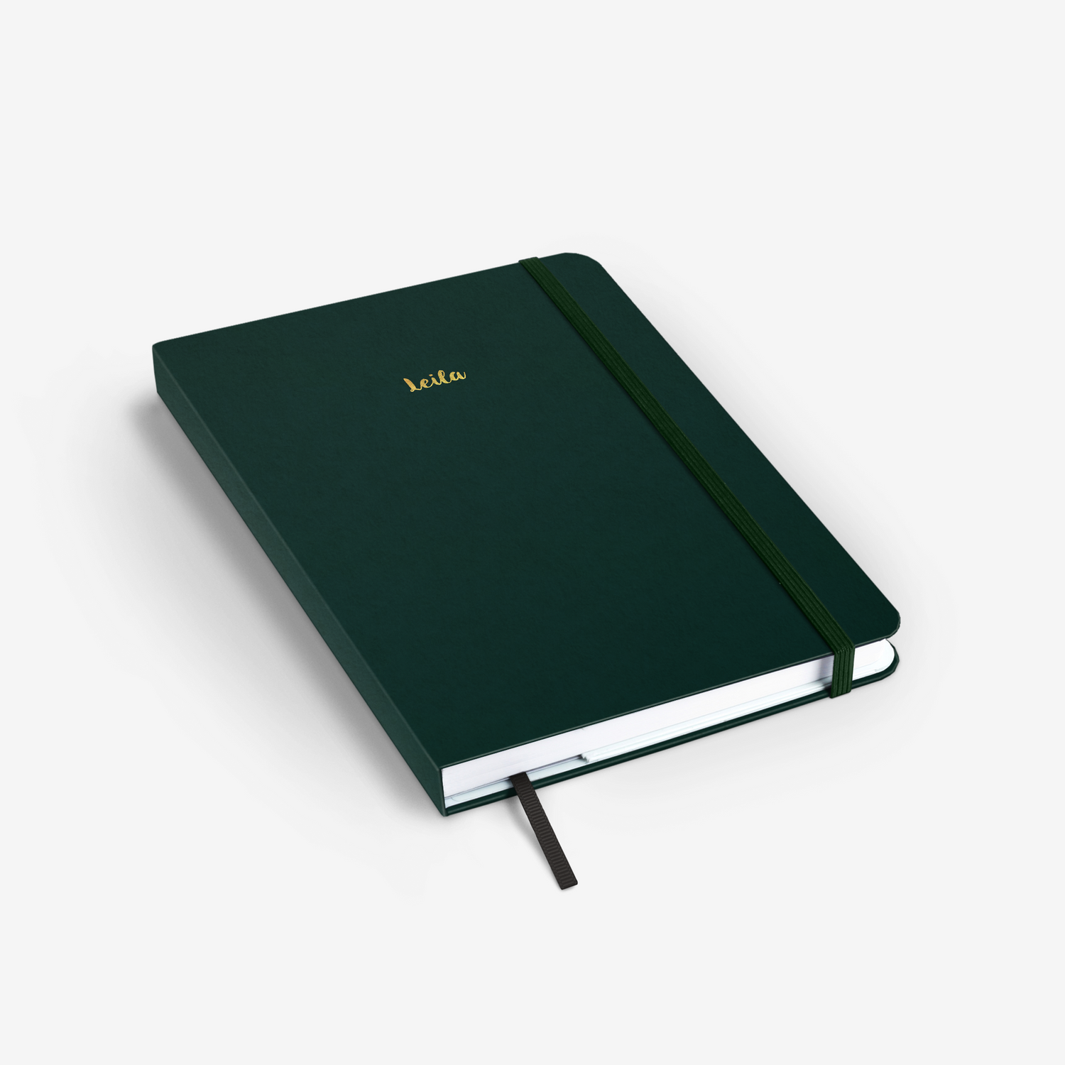 Plain Forest Threadbound Notebook