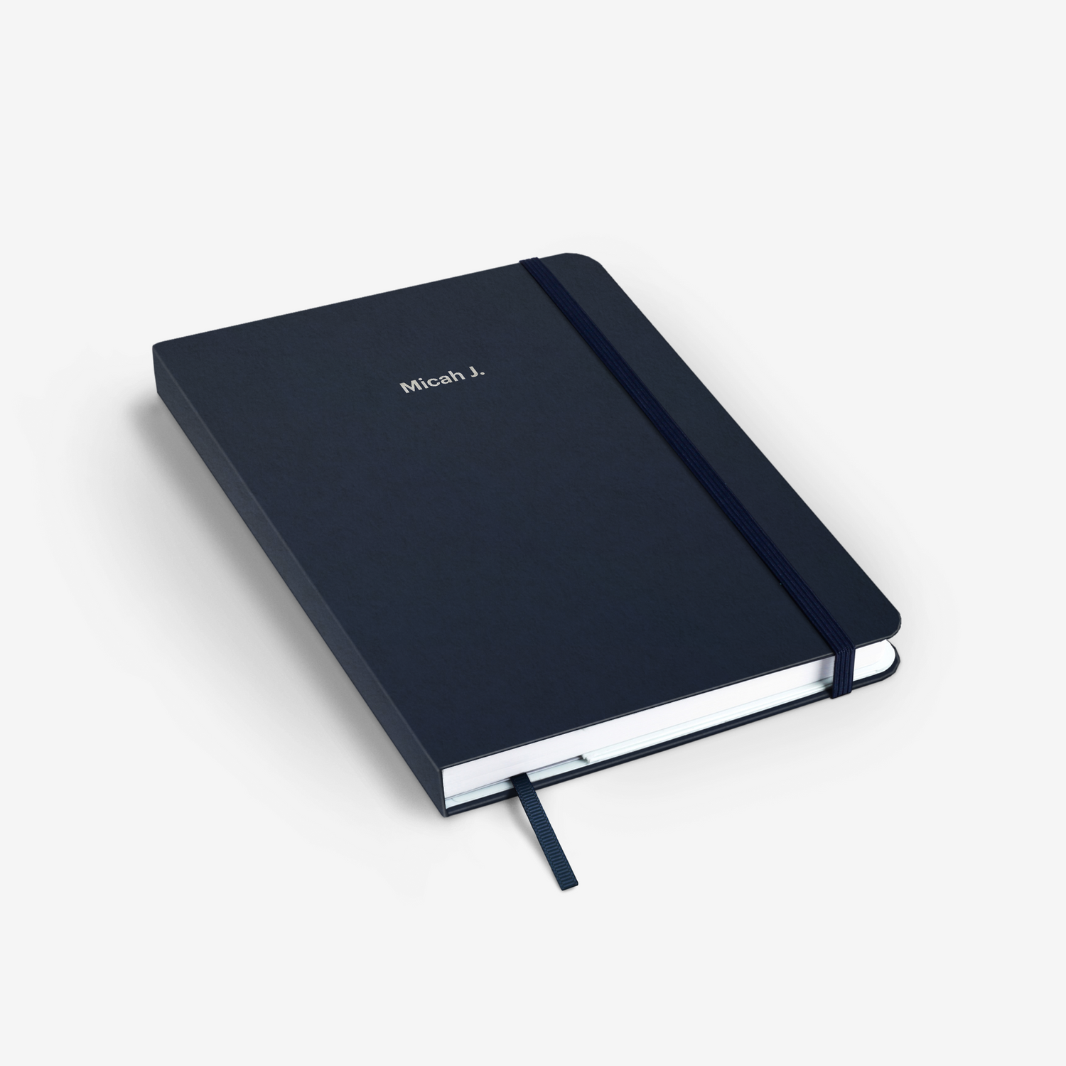 Plain Navy Wirebound Sketchbook