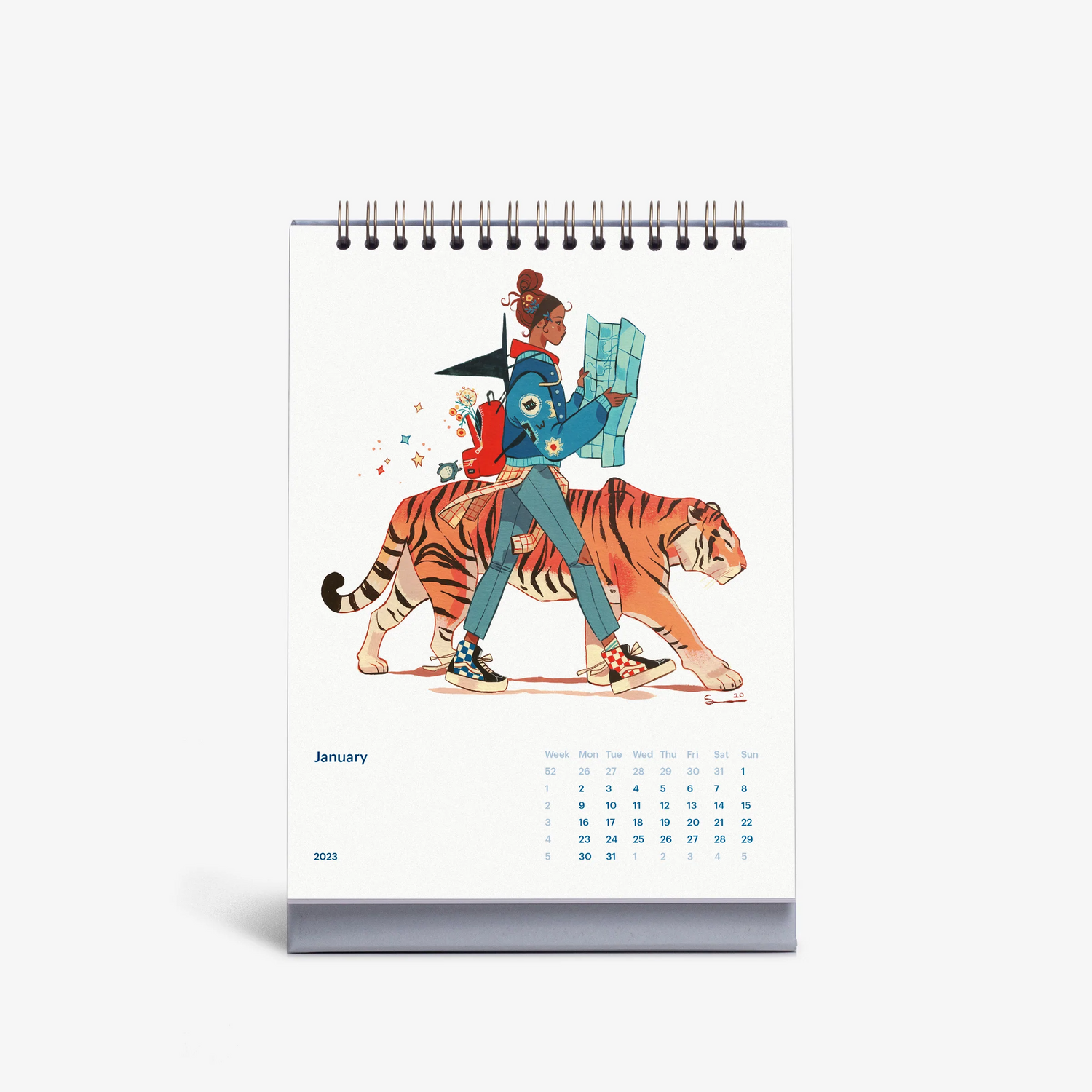 Muses of Adventure 2024 Desk Calendar