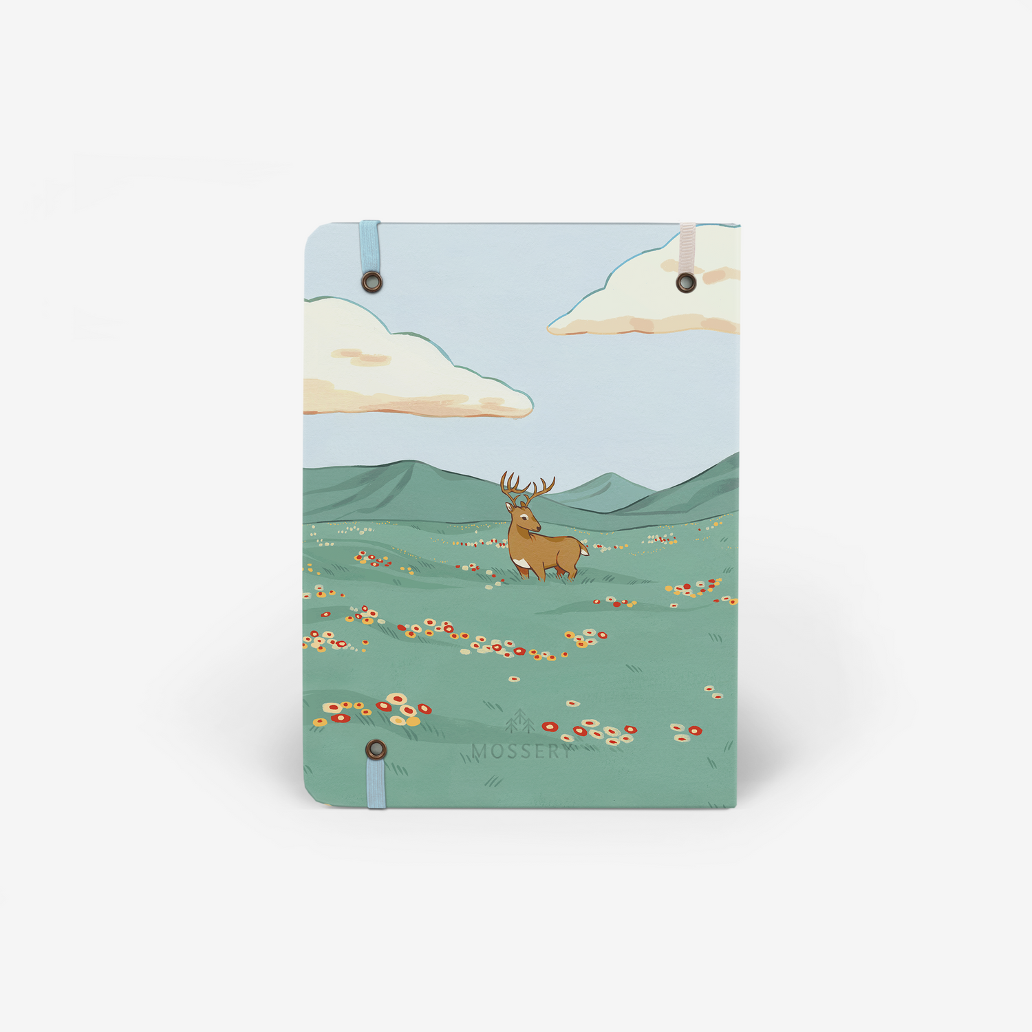 Spring Collies Wirebound Notebook