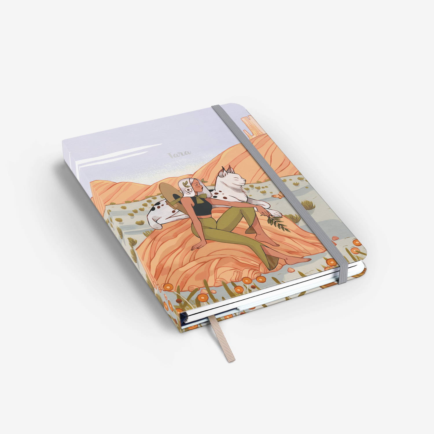 Summer Lynx Wirebound Notebook