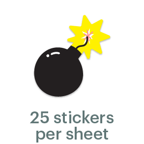 Mossery Stickers: Bomb (STC-018)