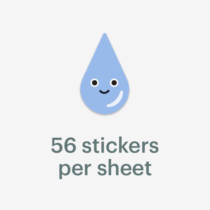 Mossery Stickers: Water Droplet (STC-008)