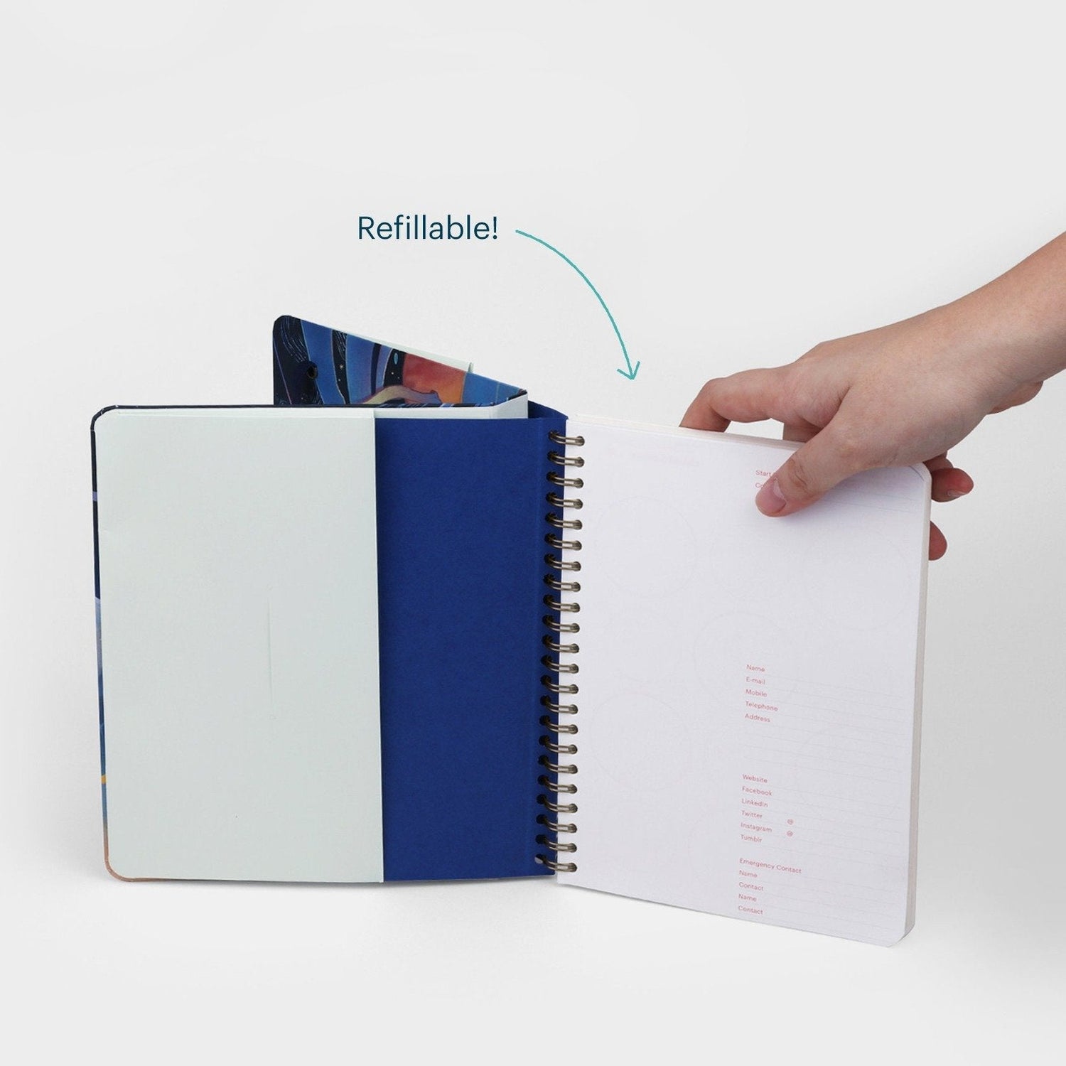 Luminary Guides Wirebound Notebook