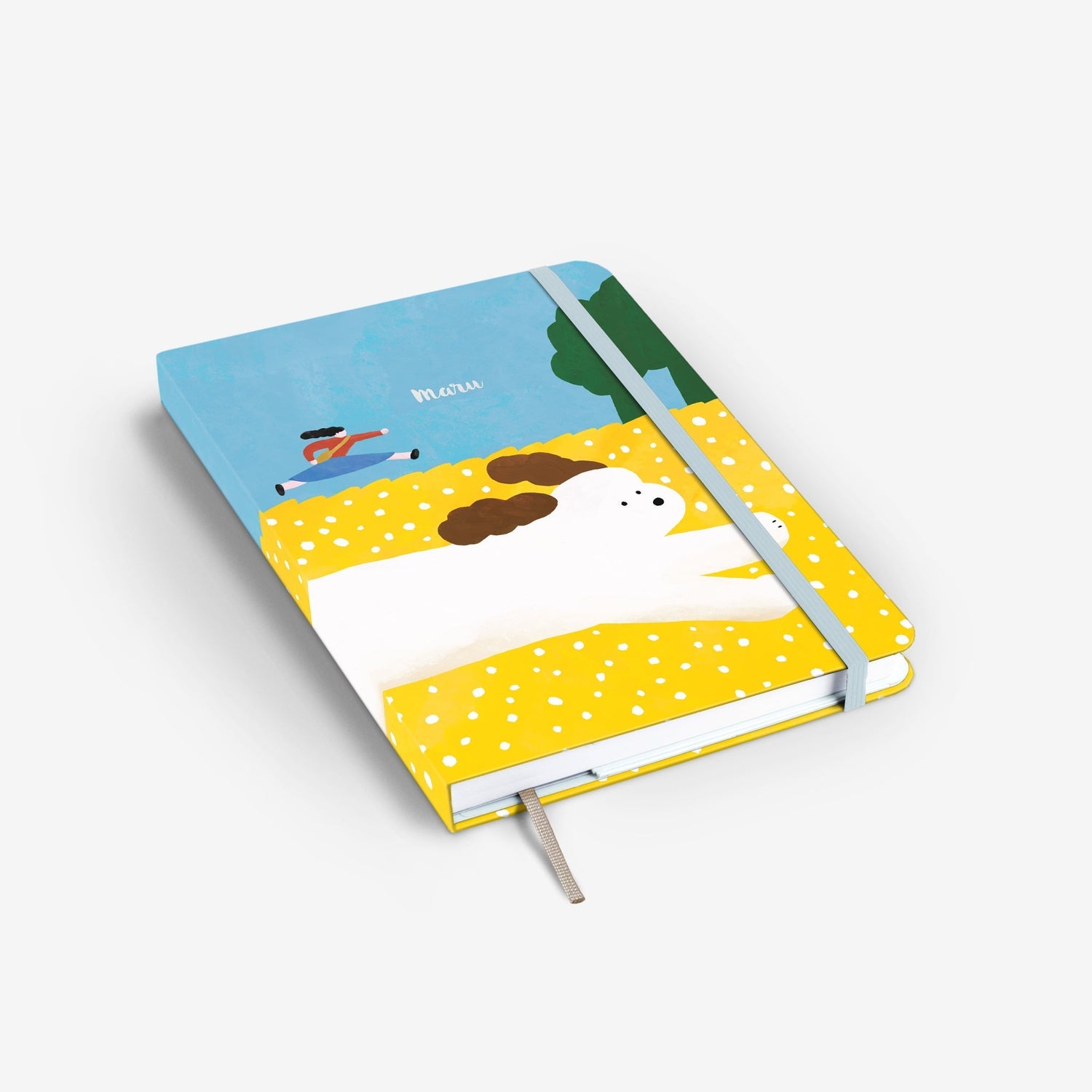 Dog Chase Light Threadbound Notebook