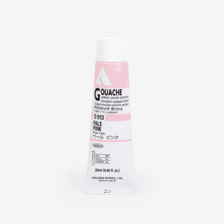 Holbein Acryla Gouache 20ml Tube - Pale Pink