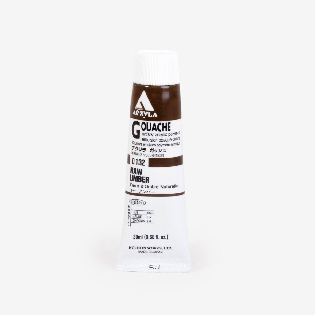 Outlet Holbein acryla acrylic gouache 20ml 20 tubes pastel colors