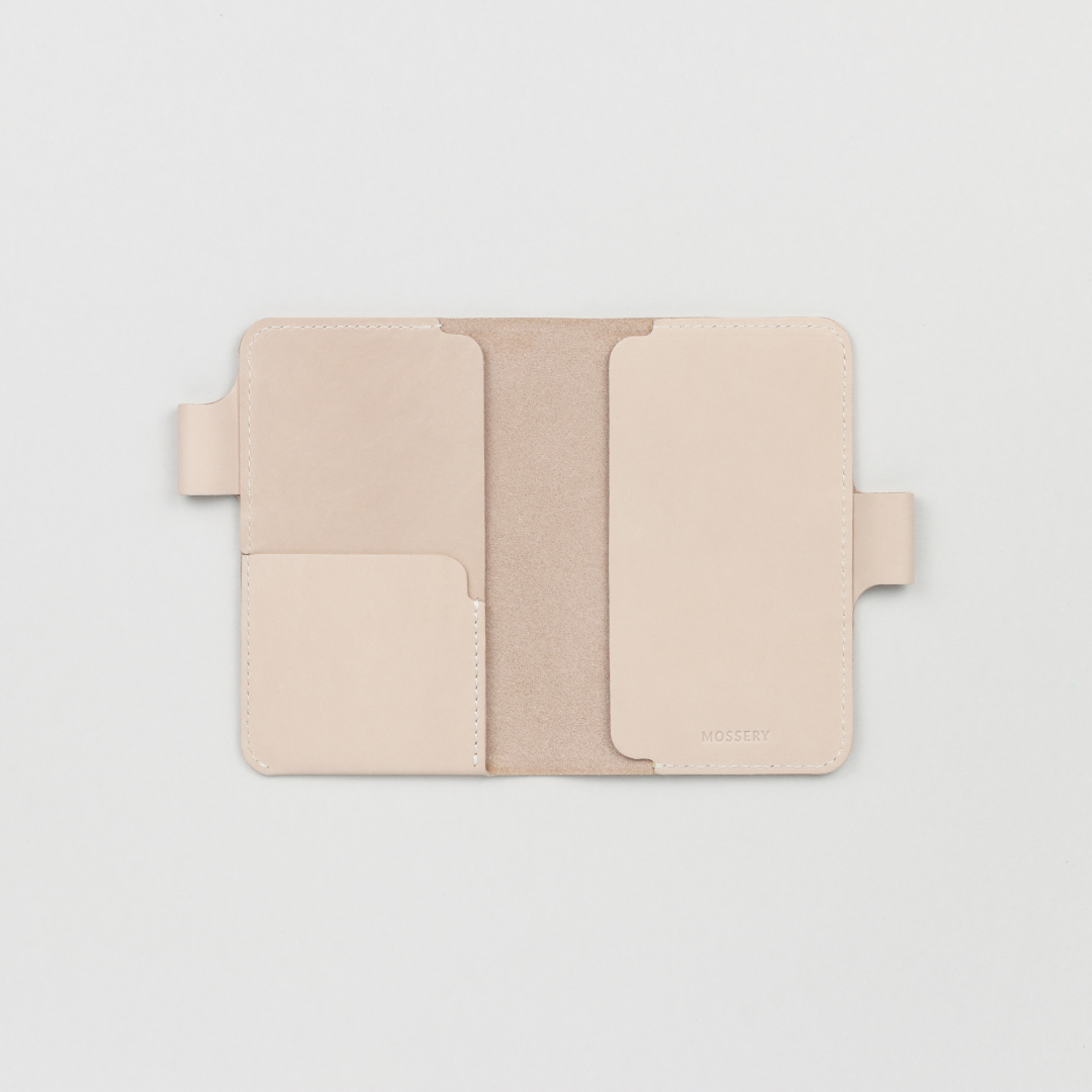 Second Chance: Ivory Pocket Notebook Leather Sleeve