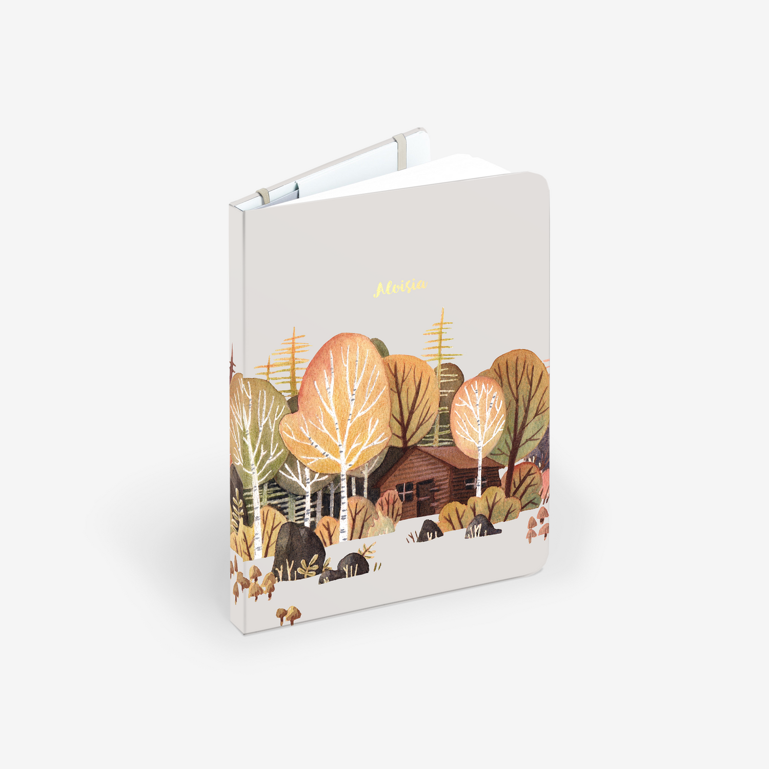 Birch Forest Light Threadbound Notebook