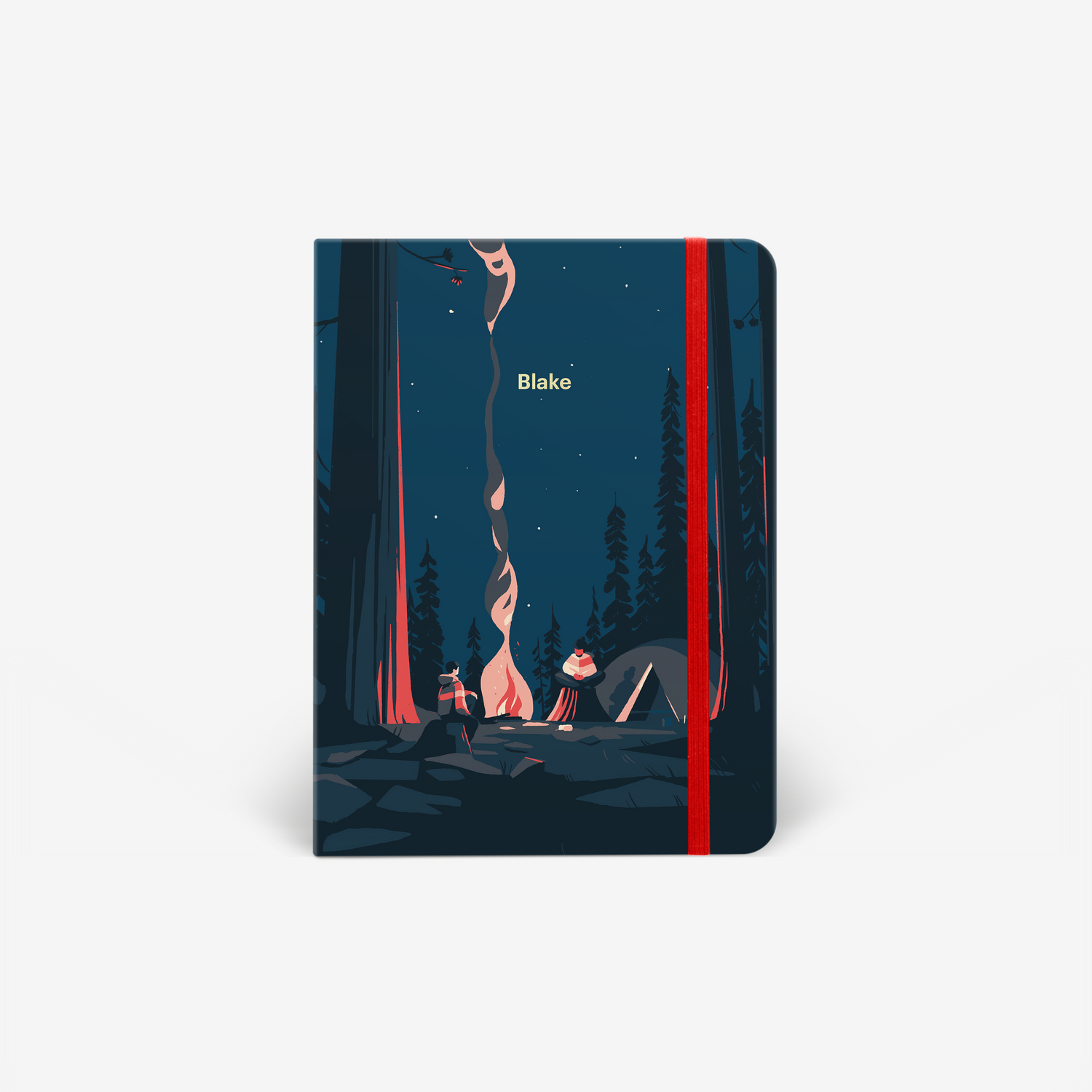 Campfire Light Threadbound Notebook