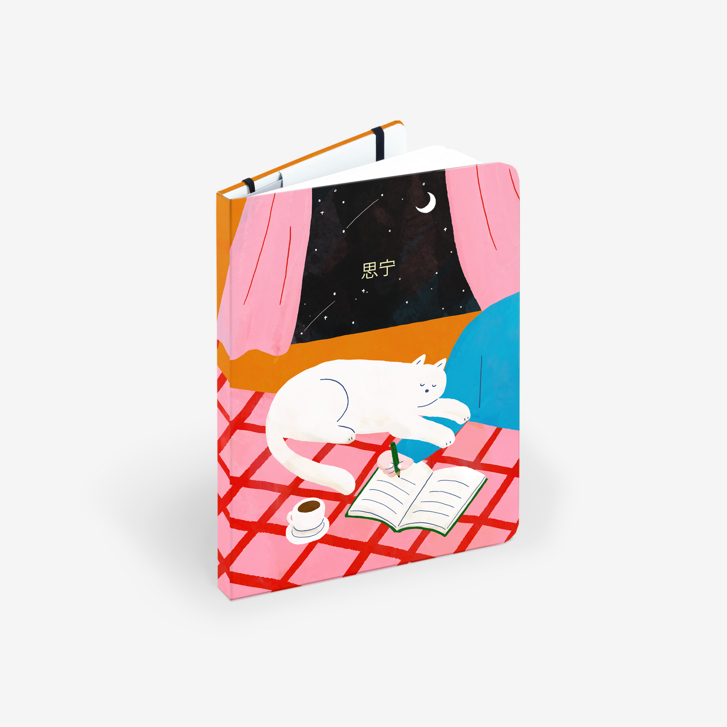 Comfort Cat Light Threadbound Notebook