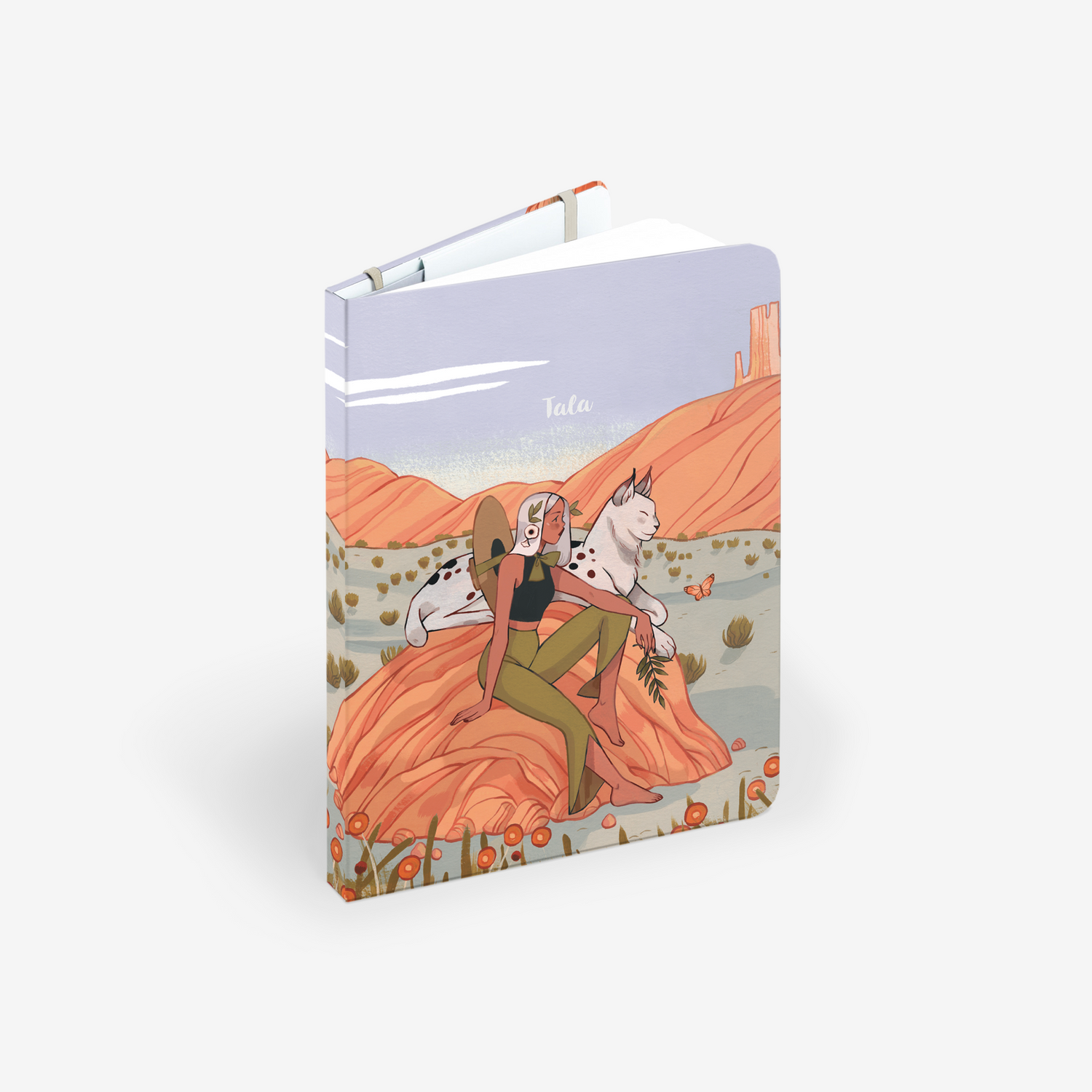 Summer Lynx Light Threadbound Notebook